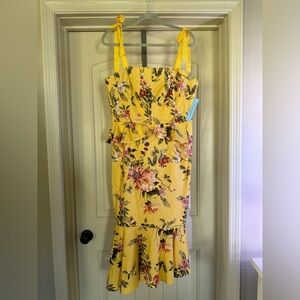 Gianni Bini Floral Midi Dress NWT | Size 12